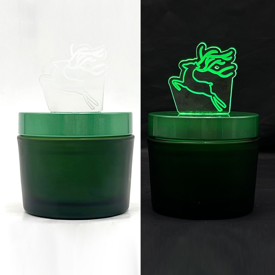 LED Glass Candle